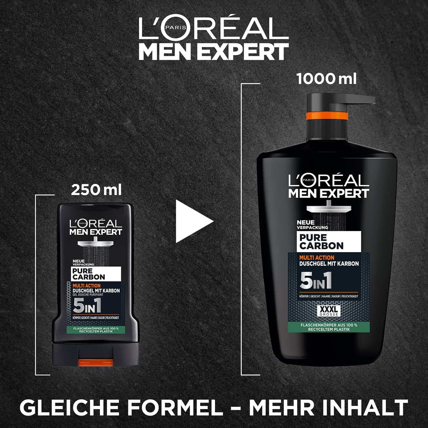 Gleiche Formel - Mehr Inhalt, Abbildungen normale & XXL Packungsgröße
